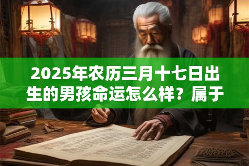 2025年农历三月十七日出生的男孩命运怎么样？属于什么命？