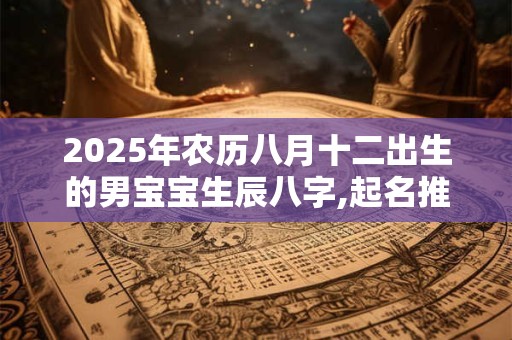 2025年农历八月十二出生的男宝宝生辰八字,起名推荐