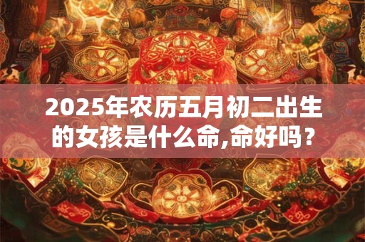 2025年农历五月初二出生的女孩是什么命,命好吗？