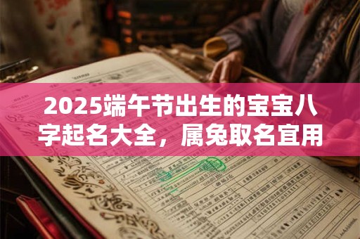 2025端午节出生的宝宝八字起名大全，属兔取名宜用字精选