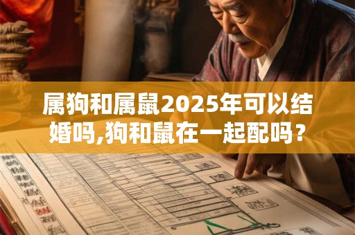 属狗和属鼠2025年可以结婚吗,狗和鼠在一起配吗？