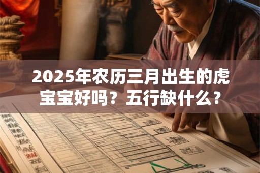2025年农历三月出生的虎宝宝好吗？五行缺什么？