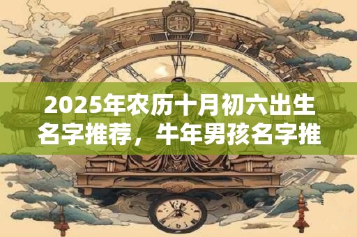 2025年农历十月初六出生名字推荐，牛年男孩名字推荐