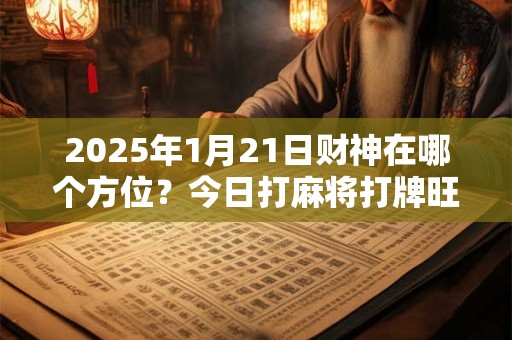 2025年1月21日财神在哪个方位？今日打麻将打牌旺运方位