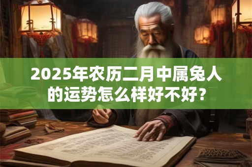 2025年农历二月中属兔人的运势怎么样好不好？