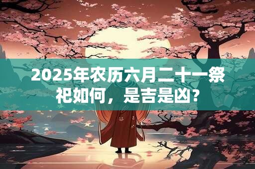 2025年农历六月二十一祭祀如何，是吉是凶？