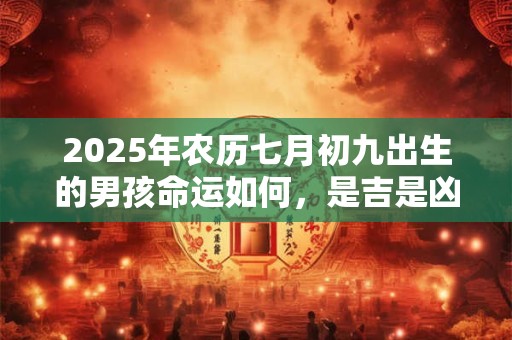 2025年农历七月初九出生的男孩命运如何，是吉是凶？
