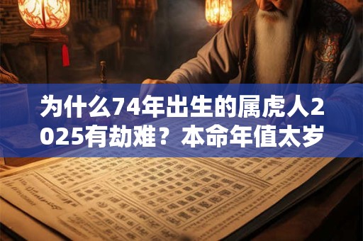 为什么74年出生的属虎人2025有劫难？本命年值太岁