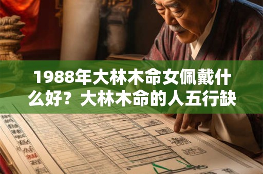 1988年大林木命女佩戴什么好？大林木命的人五行缺什么？