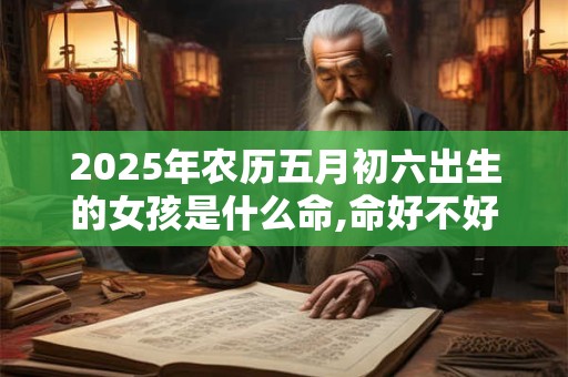 2025年农历五月初六出生的女孩是什么命,命好不好？