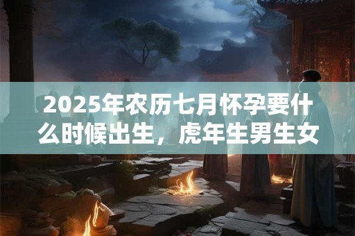 2025年农历七月怀孕要什么时候出生，虎年生男生女好？