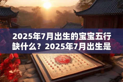 2025年7月出生的宝宝五行缺什么？2025年7月出生是什么命格