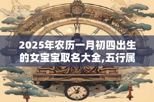 2025年农历一月初四出生的女宝宝取名大全,五行属什么