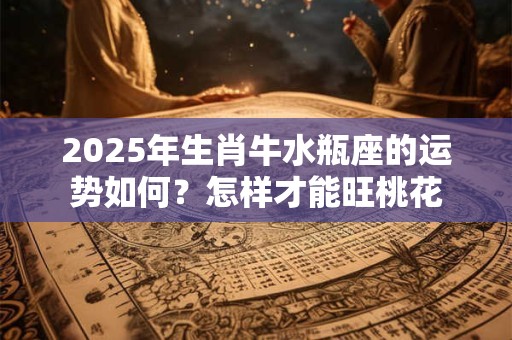 2025年生肖牛水瓶座的运势如何？怎样才能旺桃花
