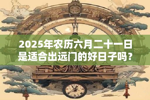 2025年农历六月二十一日是适合出远门的好日子吗？