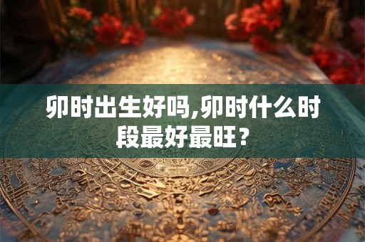 卯时出生好吗,卯时什么时段最好最旺？