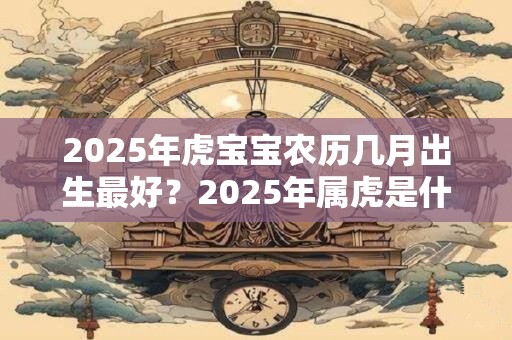 2025年虎宝宝农历几月出生最好？2025年属虎是什么命？