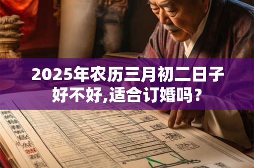 2025年农历三月初二日子好不好,适合订婚吗？