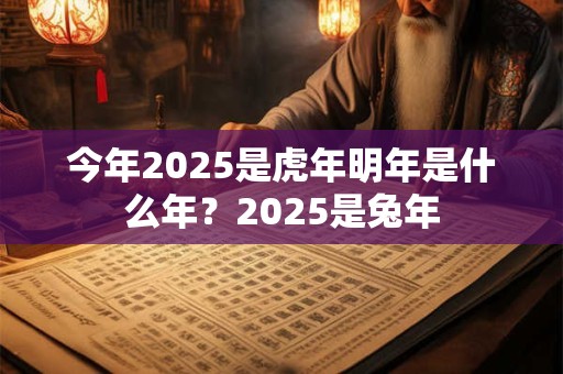 今年2025是虎年明年是什么年？2025是兔年