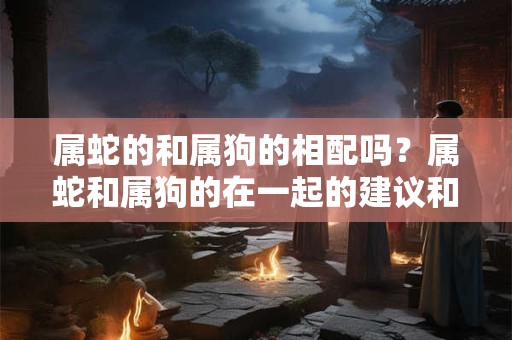 属蛇的和属狗的相配吗？属蛇和属狗的在一起的建议和注意事项