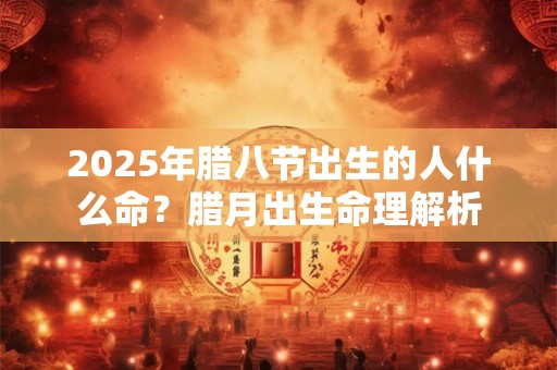 2025年腊八节出生的人什么命？腊月出生命理解析