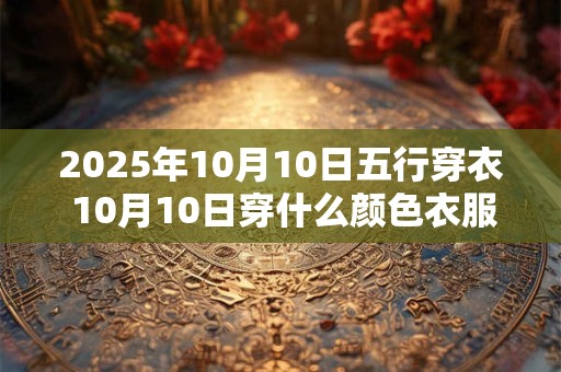 2025年10月10日五行穿衣 10月10日穿什么颜色衣服