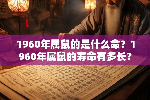 1960年属鼠的是什么命？1960年属鼠的寿命有多长？