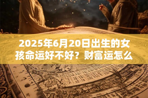 2025年6月20日出生的女孩命运好不好？财富运怎么样？
