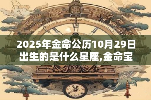 2025年金命公历10月29日出生的是什么星座,金命宝宝叫什么名字好