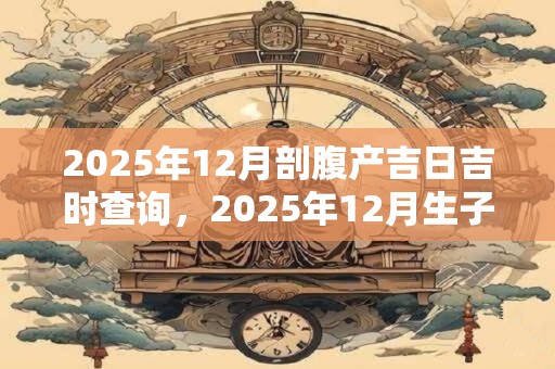 2025年12月剖腹产吉日吉时查询，2025年12月生子吉日