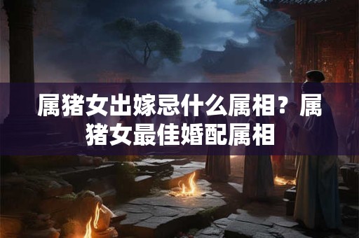 属猪女出嫁忌什么属相？属猪女最佳婚配属相