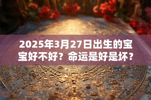 2025年3月27日出生的宝宝好不好？命运是好是坏？