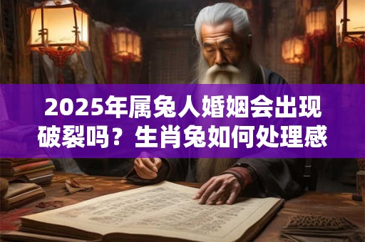 2025年属兔人婚姻会出现破裂吗？生肖兔如何处理感情危机