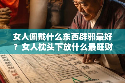 女人佩戴什么东西辟邪最好？女人枕头下放什么最旺财？
