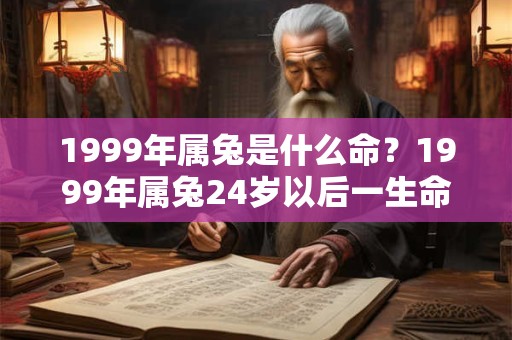 1999年属兔是什么命？1999年属兔24岁以后一生命运