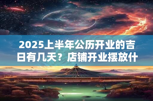 2025上半年公历开业的吉日有几天？店铺开业摆放什么招财