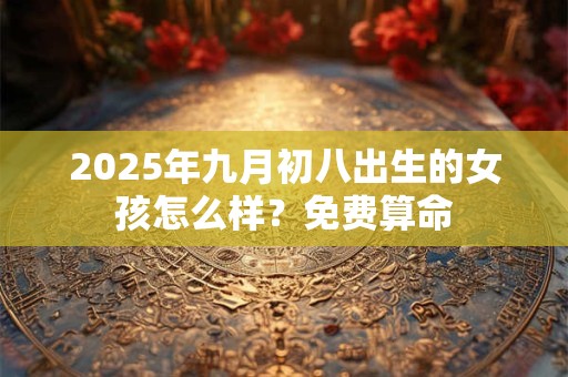 2025年九月初八出生的女孩怎么样？免费算命