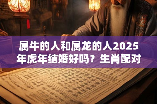 属牛的人和属龙的人2025年虎年结婚好吗？生肖配对表