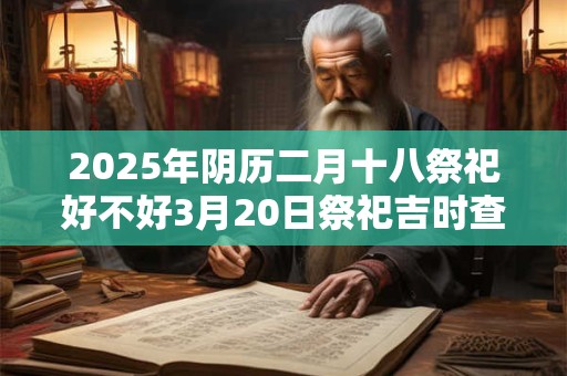 2025年阴历二月十八祭祀好不好3月20日祭祀吉时查询
