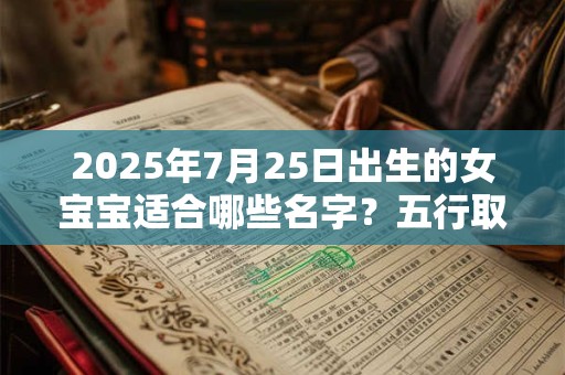 2025年7月25日出生的女宝宝适合哪些名字？五行取名推荐