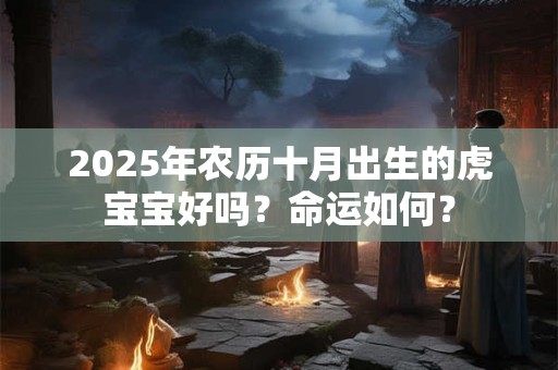 2025年农历十月出生的虎宝宝好吗？命运如何？
