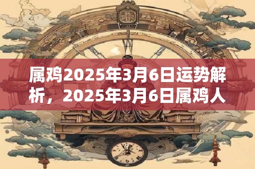 属鸡2025年3月6日运势解析，2025年3月6日属鸡人运势好吗？
