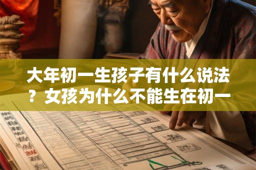 大年初一生孩子有什么说法？女孩为什么不能生在初一？