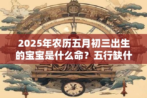 2025年农历五月初三出生的宝宝是什么命？五行缺什么？