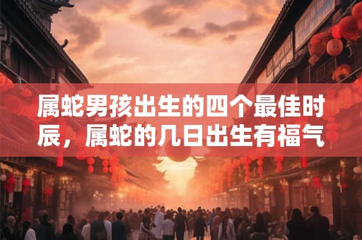 属蛇男孩出生的四个最佳时辰，属蛇的几日出生有福气？