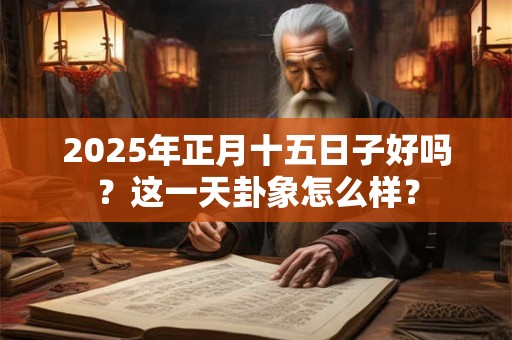 2025年正月十五日子好吗？这一天卦象怎么样？