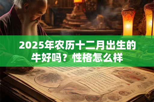2025年农历十二月出生的牛好吗？性格怎么样