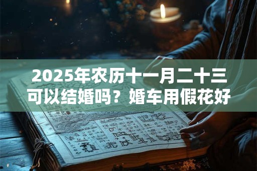 2025年农历十一月二十三可以结婚吗？婚车用假花好不好？