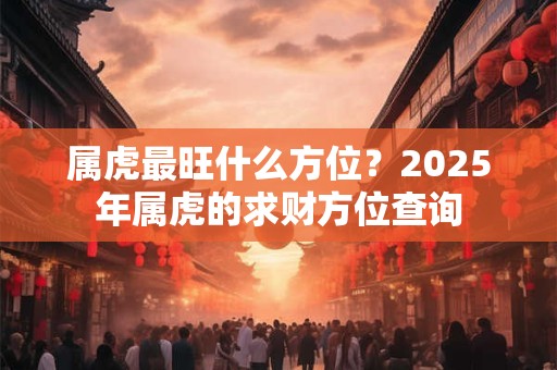属虎最旺什么方位？2025年属虎的求财方位查询