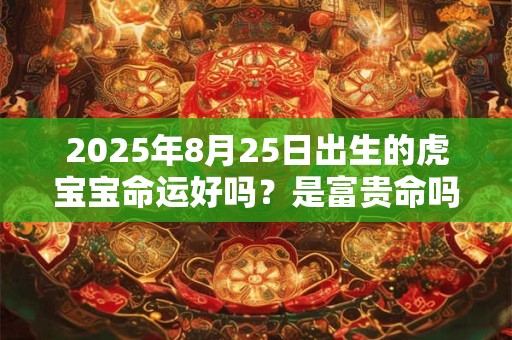 2025年8月25日出生的虎宝宝命运好吗？是富贵命吗？